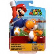 Super Mario Figur 10cm Orange Yoshi