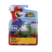 Super Mario Figur 10cm Spike with POW Block - Super Mario -  Leksaksaffären