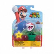 Super Mario Figur 10cm W40 Piranha Plant with Super Star