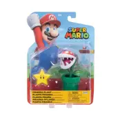 Super Mario Figur 10cm W40 Piranha Plant with Super Star - Super Mario -  Leksaksaffären