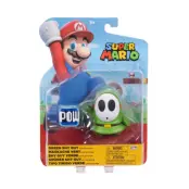 Super Mario Figur 10cm W40 Shy guy with POW Block - Super Mario -  Leksaksaffären