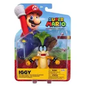 Super Mario Figur 10cm W42 Iggy - Super Mario -  Leksaksaffären
