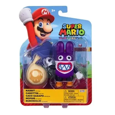 Super Mario Figur 10cm W42 Nabbit - Super Mario -  Leksaksaffären