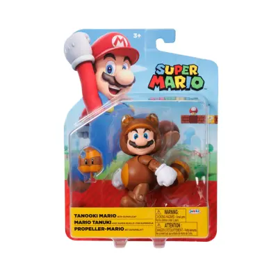 Super Mario Figur 10cm w43 Tanooki Mario