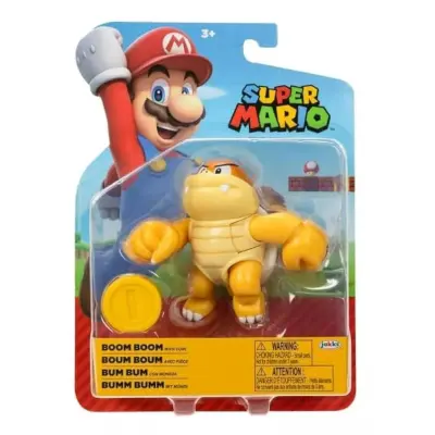 Super Mario Figur 10cm w46 Boom Boom with coin - Super Mario -  Leksaksaffären