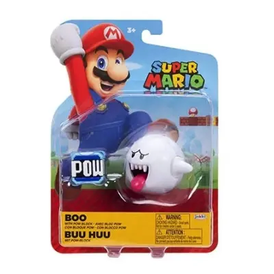 Super Mario Figur 10cm W48 Boo - Super Mario -  Leksaksaffären