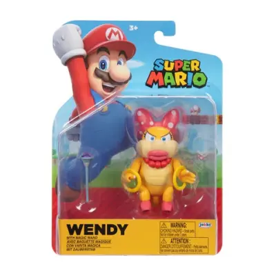 Super Mario Figur 10cm Wendy with Magic Wand