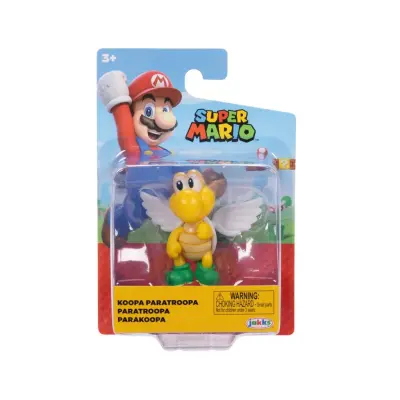 Super Mario Figur 5 cm Green Para Koopa Troopa - Super Mario -  Leksaksaffären