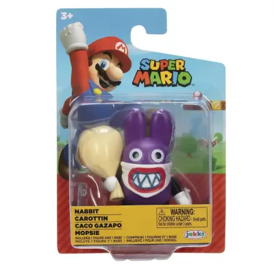 Super Mario Figur 5 cm W48 Nabbit - Super Mario -  Leksaksaffären