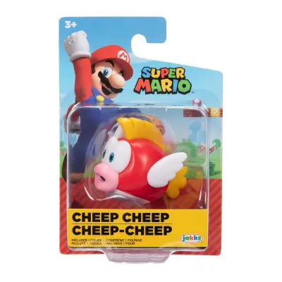 Super Mario Figur 5cm Cheep Cheep - Super Mario -  Leksaksaffären