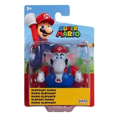 Super Mario Figur 5cm Elephant Mario - Super Mario -  Leksaksaffären