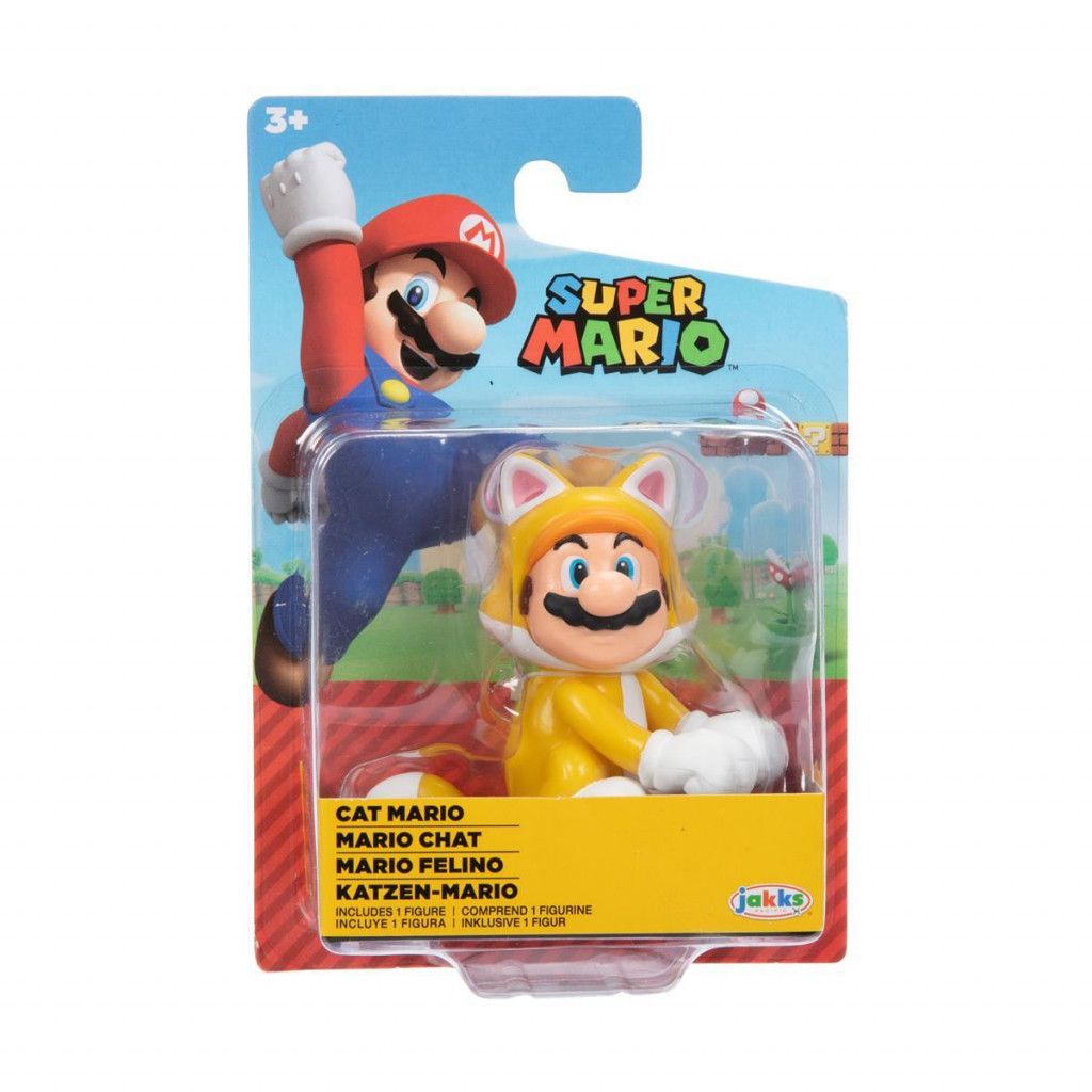 Super Mario Figur 5cm Limited Cat Mario - Geekbutiken