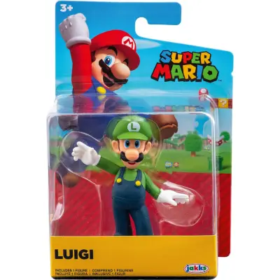 Super Mario Figur 5cm Luigi - Super Mario -  Leksaksaffären
