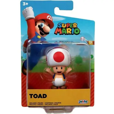 Super Mario Figur 5cm Toad - Super Mario -  Leksaksaffären