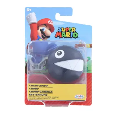 Super Mario Figur 5cm W55 Chain Chomp - Super Mario -  Leksaksaffären