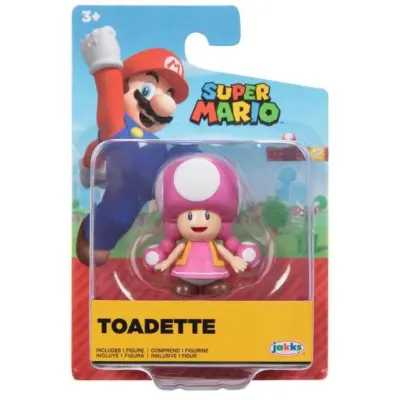 Super Mario Figur 5cm W55 Toadette - Super Mario -  Leksaksaffären