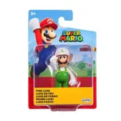 Super Mario Figur 5cm W58 Fire Luigi - Super Mario -  Leksaksaffären