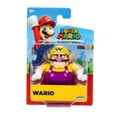 Super Mario Figur 5cm W58 Wario - Super Mario -  Leksaksaffären