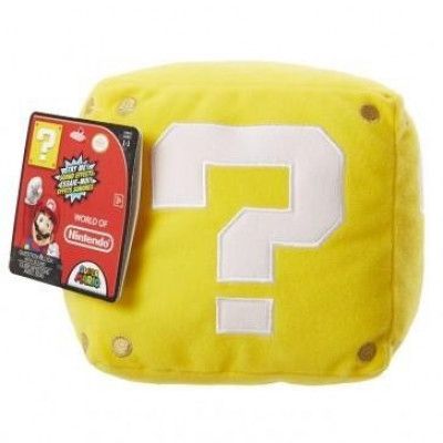 Super Mario Question Block med ljud Plush