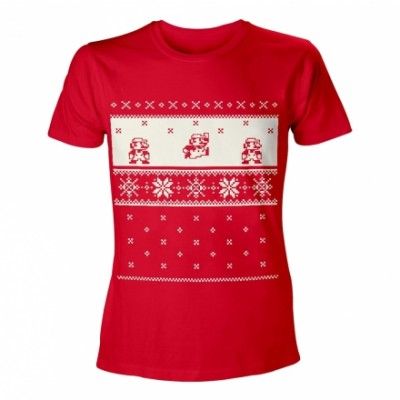 Hoppande Super Mario Jul T-shirt
