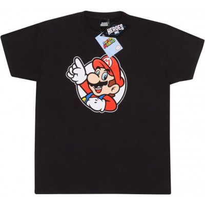 Nintendo - gaming T-shirt - It's A Me Mario - 104 152 - för barn - svart