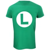 Nintendo - gaming T-shirt - Luigi Badge - S XXL - för  grön