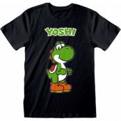 Nintendo - gaming T-shirt - Yoshi - S XXL - för  svart