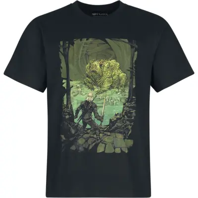 The Witcher - gaming T-shirt - The Toad Prince - S XXL - för Herr - svart