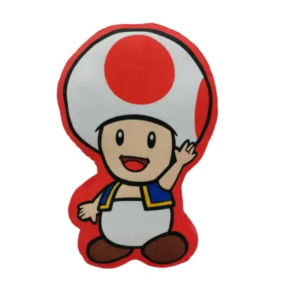 Super Mario - Toad - Coussin Shaped