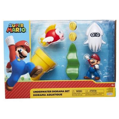 Super Mario Underwater Diorama Lekset - Super Mario -  Leksaksaffären