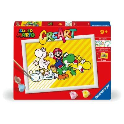 CreArt Super Mario Måla efter nummer - Super Mario -  Leksaksaffären