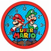 Peers Hardy Wall Clock Super Mario