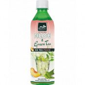 Tropical Aloe & Grönt Te 'Ice Tea Peach' Läskedryck 500 Ml