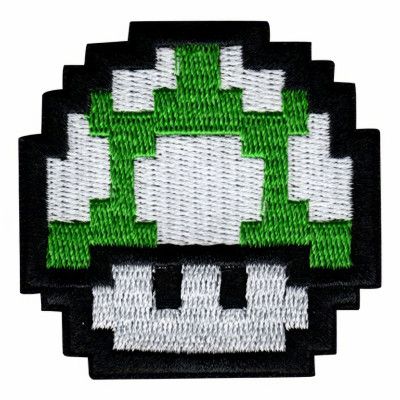 Tygmärke Grön Svamp