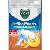 Vicks Pastiller med Ice Tea Peach Smak med Menthol
