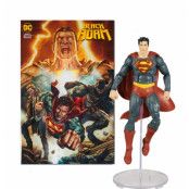 DC Comics Black Adam Comic + Superman figure 17cm