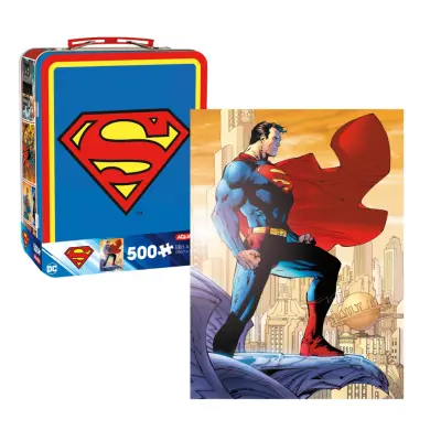Dc Comics - Superman - Puzzle 500P & Fun Box Set
