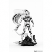 Dc Heroes - Superman Black & White Version" - Statue 1/8 30Cm"