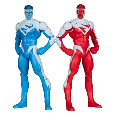 DC Multiverse Action Figures 2-Pack Superman Blue vs. Superman Red (Gold Label) 18 cm