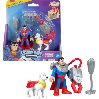 Fisher-Price Imaginext DC: Super Friends Metal Force - Superman & Krypto (JGN60)