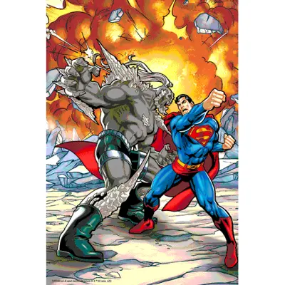 Pussel DC Comics Superman vs Doomsday Prime 3D 300pcs