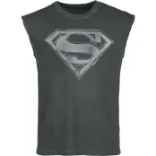 Superman - DC Comics Linnen - Logo - S 3XL - för Herr - svart