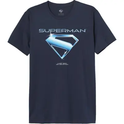 Superman - DC Comics T-shirt - 2025 - Steel - S XXL - för Herr - marinblå