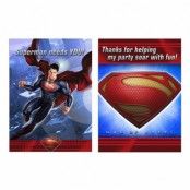 Superman Inbjudningskort