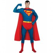 Licensierad Comic Superman Second Skin Maskeraddräkt