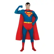 Second Skin Superman Maskeraddräkt - Large