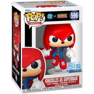 Sonic The Hedgehog - Sonic x Justice League - Knuckles As Superman Vinyl Figur 596 - Funko Pop! - Funko Shop Europe