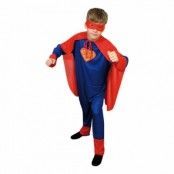 Superman Budget Barn Maskeraddräkt - Small