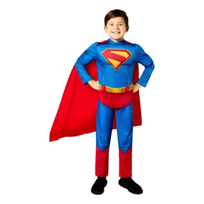 Superman Deluxe Barn Maskeraddräkt - Small