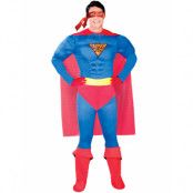 Superman-inspirerad Maskeraddräkt